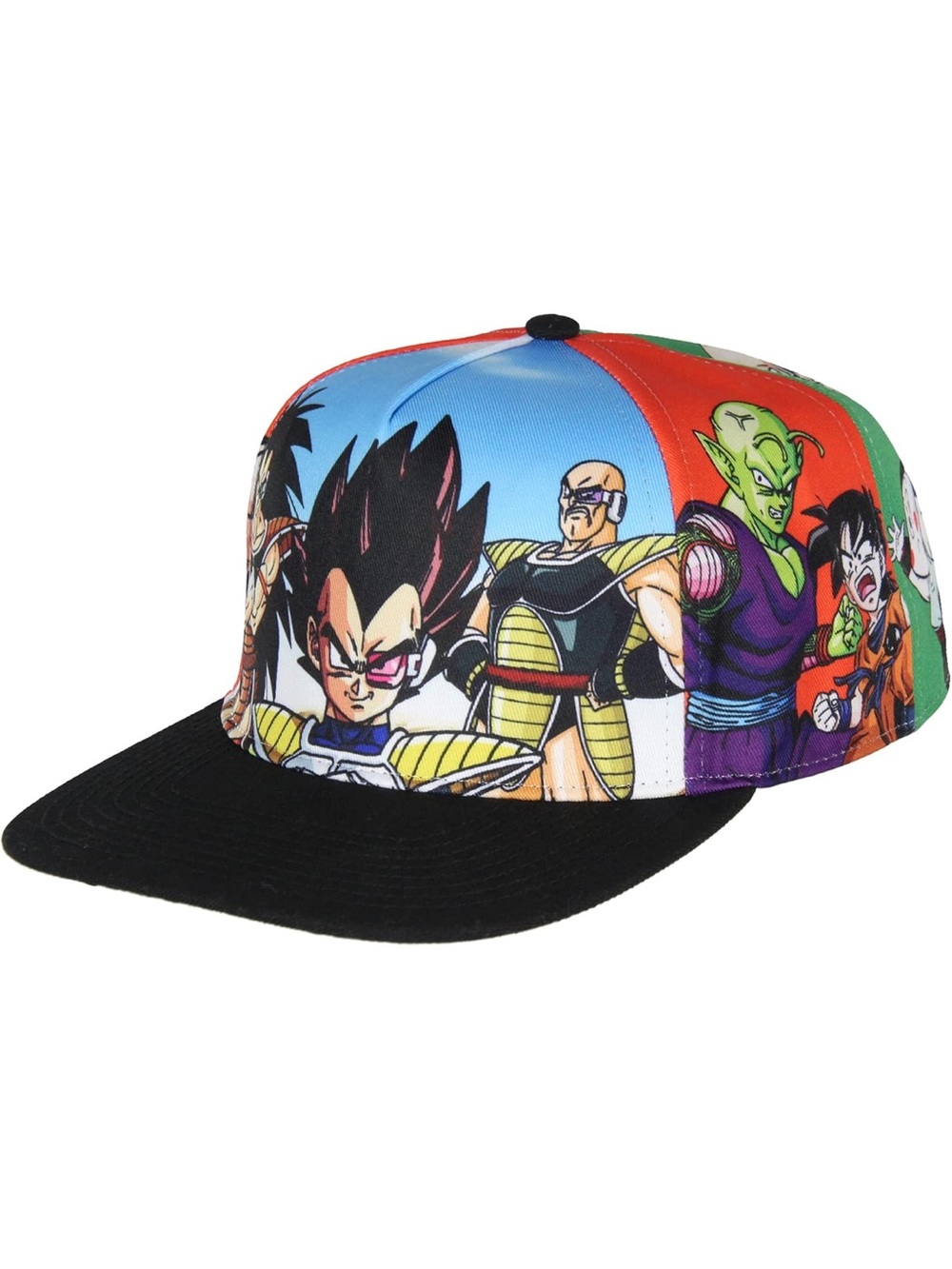 Dragon Ball Z Anime Multicolor Character Snapback Hat - Reg $30
